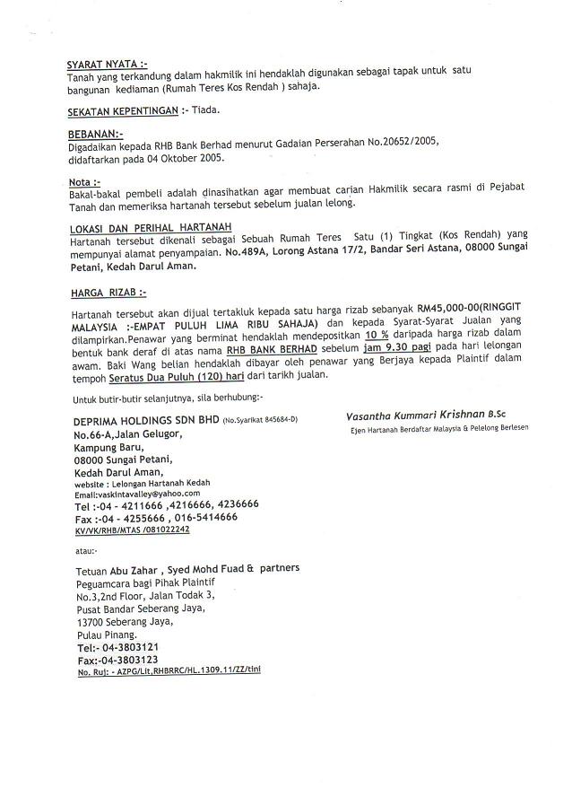 Rumah Teres 1 Tingkat No.489-A,Lorong Astana 17/2,Bandar Seri Astana,Sungai Petani,Kedah.(LPPEH*E-0396) Picture
